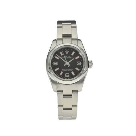 rolex oyster perpetual black dial pink lume|rolex oyster perpetual 41mm black.